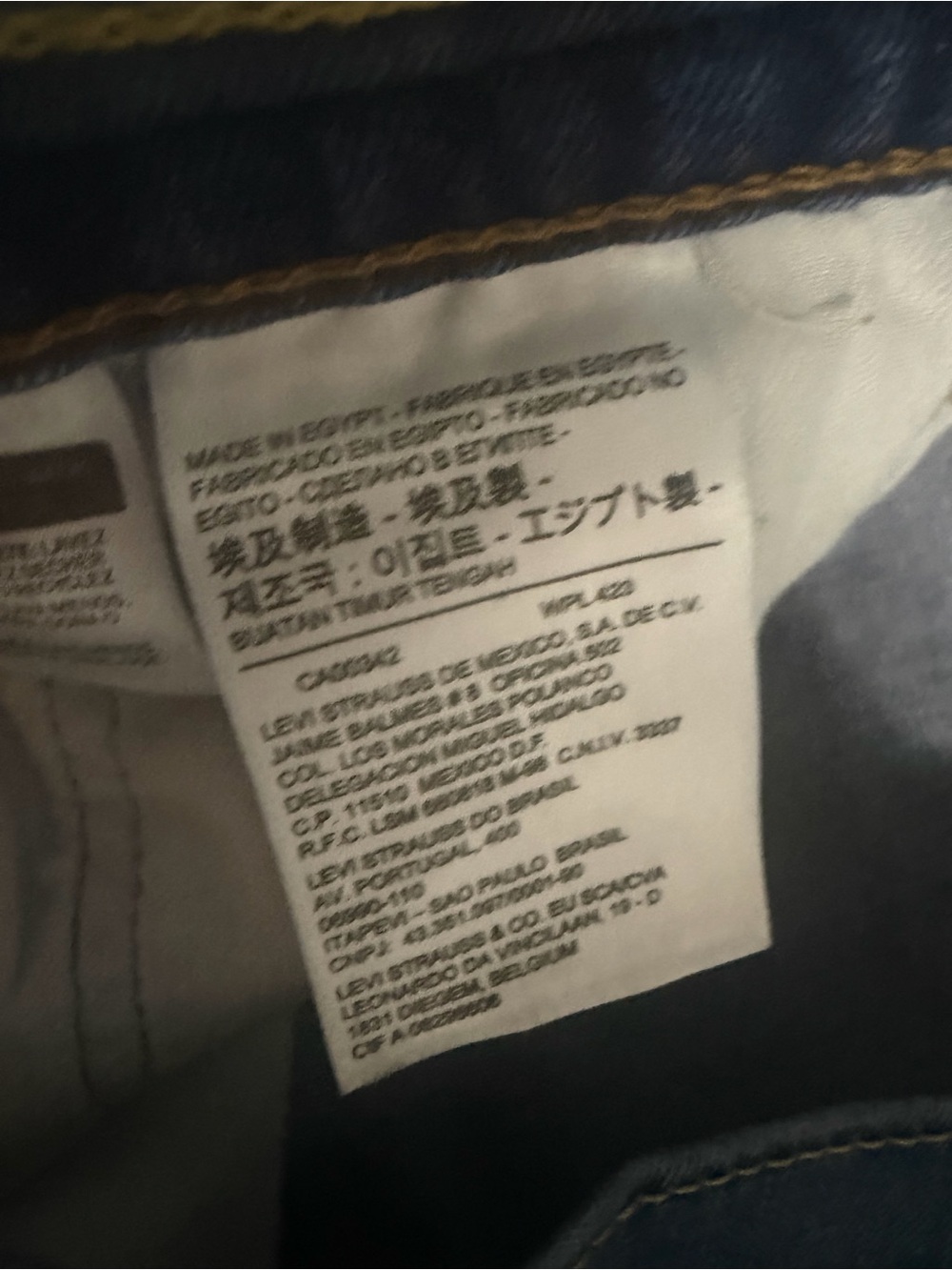 Levi’s 514 Straight Leg Jeans Medium Wash Size 36 x 30 - Picture 7 of 8